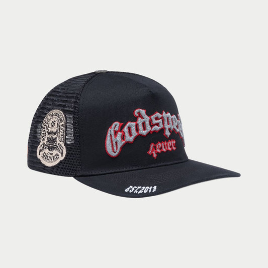 GS FOREVER TRUCKER HAT (Black/3M/Red)