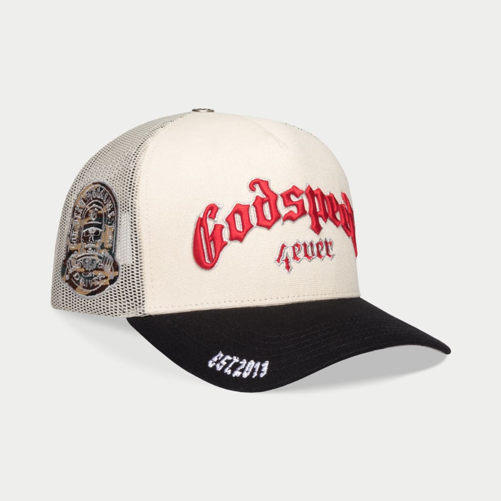 GS FOREVER TRUCKER HAT (White/Black)