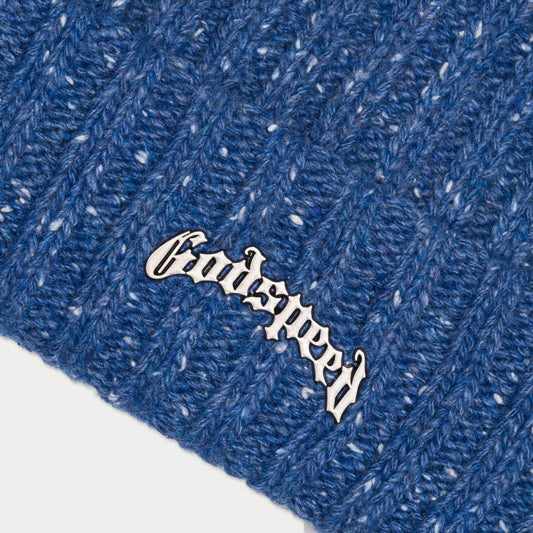 Og Logo Emblem Beanie (Blue Speckle)