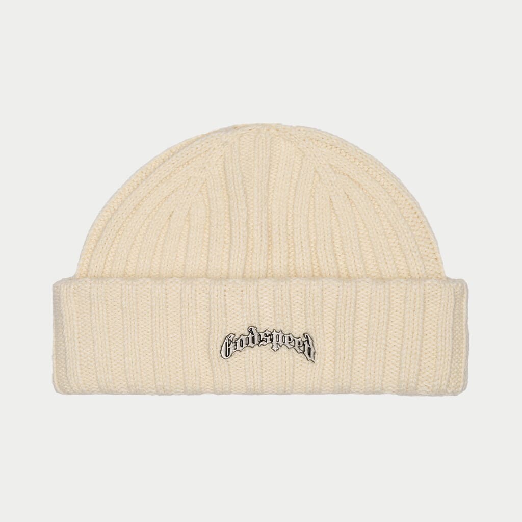 Og Logo Emblem Beanie - CREME - HAT