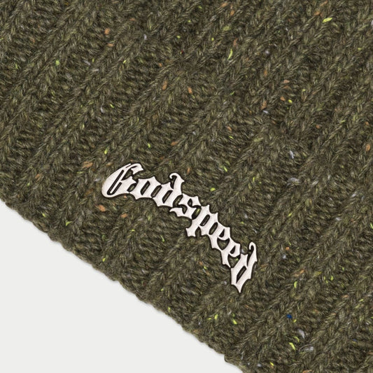 Og Logo Emblem Beanie (Olive Speckle)