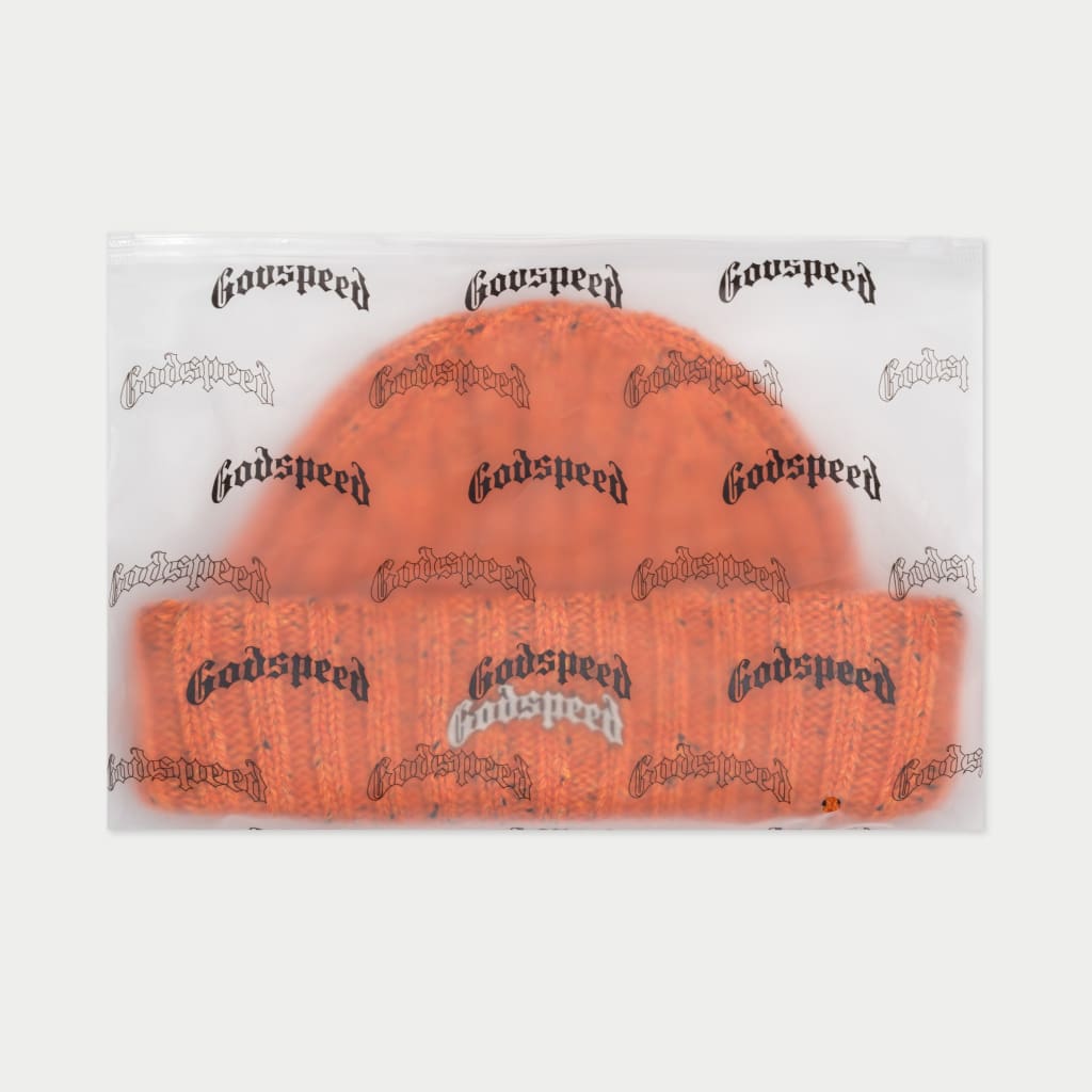 Og Logo Emblem Beanie (Orange Speckle)