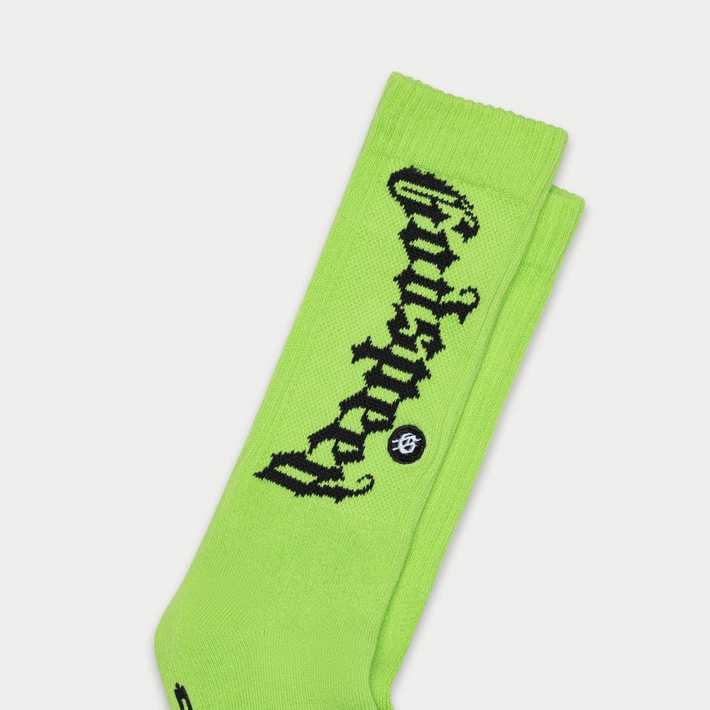 OG Logo Sock (Neon Lime)