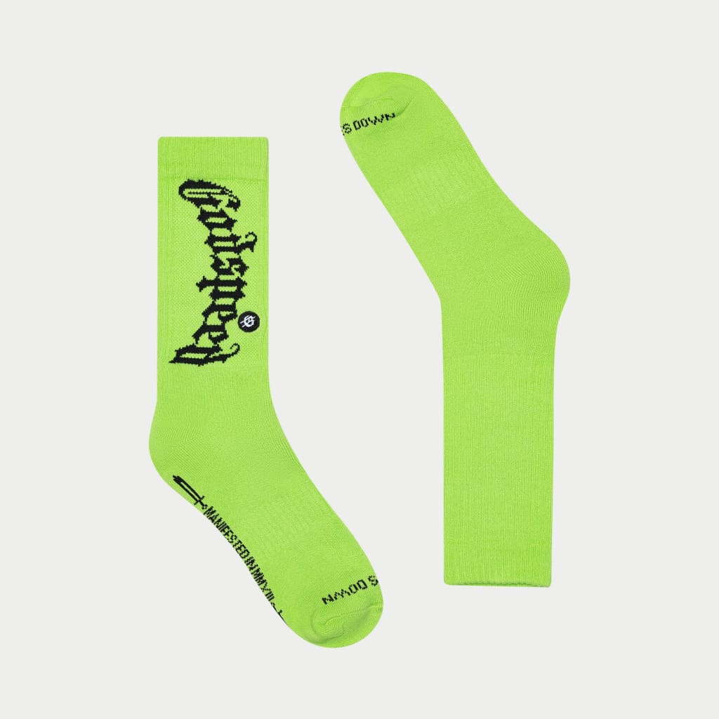 OG Logo Sock (Neon Lime)