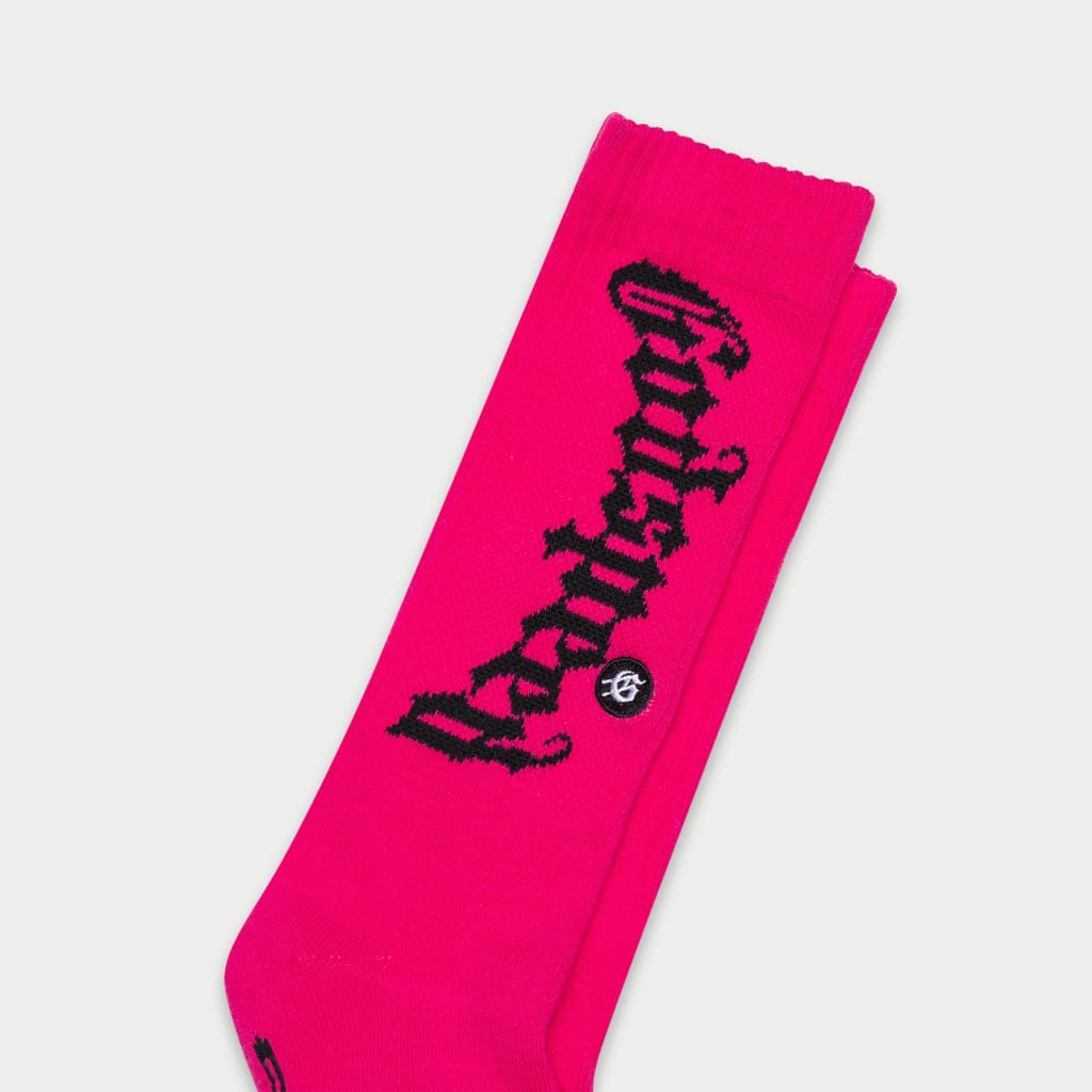 OG Logo Sock (Neon Pink)