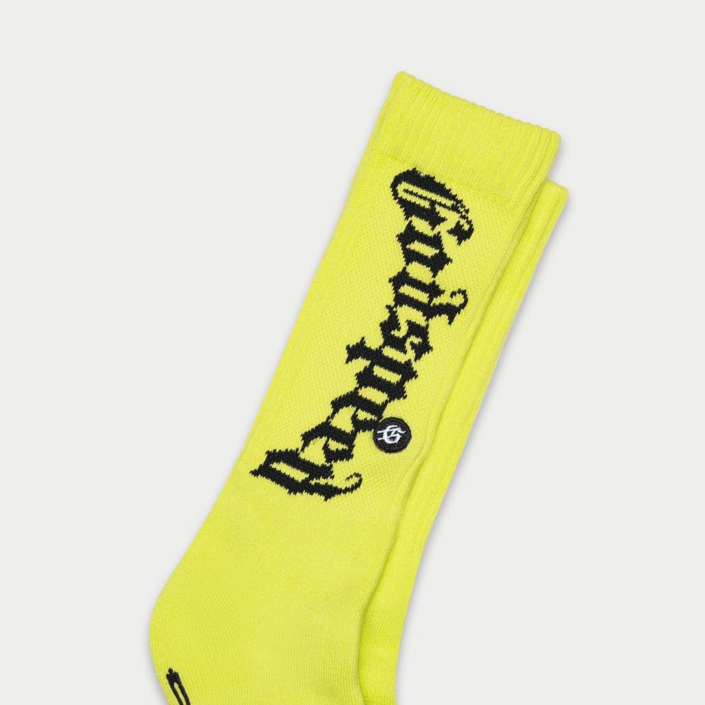 OG Logo Sock (Neon Yellow)