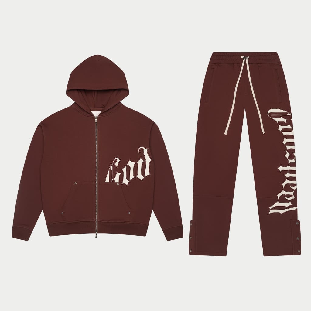 OG Logo V2 Sweatsuit (Brown/White)